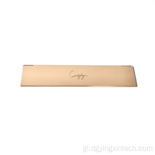 Caso de teclado de aluminio Prototipo Servizos de mecanizado de cuncha